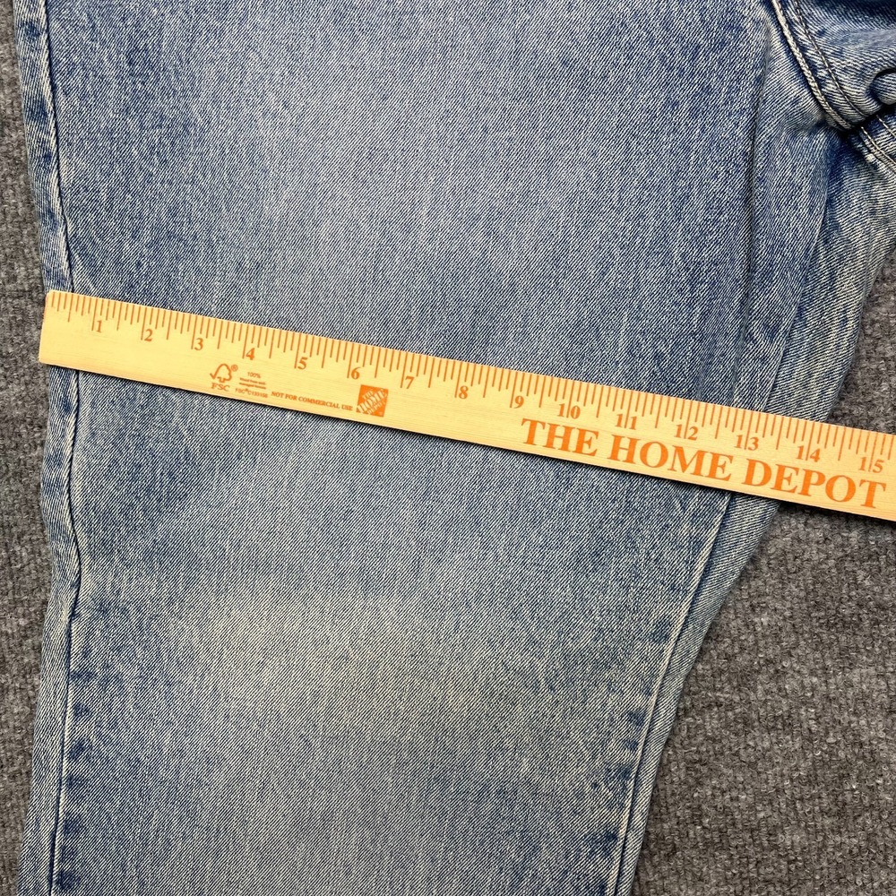 Xhilaration Flare Jeans Women's 22W Blue Cotton Denim Pockets Zip Fly - 39X31 - Picture 5 of 11